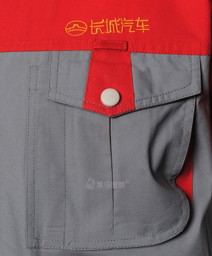 長(zhǎng)城汽車(chē)工作服前襟LOGO